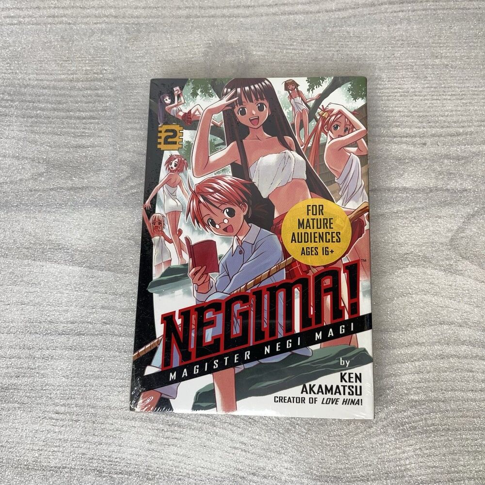 Negima! Magister Negi Magi Manga Vol. 2 by Ken Akamatsu, Paperback NEW SEALED